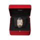 Cartier Santos-Dumont Watch Large Model, Quartz Movement, Pink Gold, Leather WGSA0021