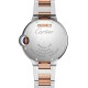 Cartier Ballon Bleu de Cartier watch, 33 mm, mechanical movement with automatic winding. Steel case, rose gold W2BB0032