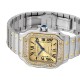 Cartier Santos de Cartier medium model, mechanical movement with automatic winding W3SA0007