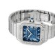 Cartier Santos de Cartier watch, medium model, mechanical movement with automatic winding W4SA0006