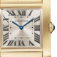 Cartier Tank Française Watch Medium Model, Quartz Movement, Yellow Gold WGTA0113