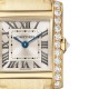 Cartier Tank Française Watch Small Model, Quartz Movement, Yellow Gold, Diamonds WJTA0039