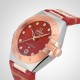 Omega Constellation Co-Axial Master Chronometer 29mm Ladies Watch Red O13123292099002