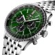 Breitling Navitimer B01 Chronograph 46mm Mens Watch Green AB0137241L1A1