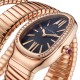 Bvlgari Serpenti Tubogas 35mm Black Dial 18k Rose Gold Bracelet Ladies Watch 101814