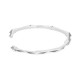 Gucci 18k White Gold Link to Love Studded Bangle YBA662253002017