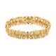 Gucci 18k Yellow Gold 0.39cttw Diamond Gucci Flora Bracelet Size Medium YBA702386001017