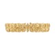 Gucci 18k Yellow Gold 0.39cttw Diamond Gucci Flora Bracelet Size Medium YBA702386001017