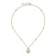 Gucci 18k Yellow Gold 0.90cttw Diamond Gucci Flora Pendant YBB70364900200U