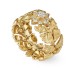 Gucci 18k Yellow Gold 0.39cttw Diamond Gucci Flora Ring Size 6.5 YBC702377001013