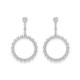 Roberto Coin The Marquesa Collection 18k White Gold 3.85cttw Diamond Swirl Earrings 8882841AWERX0