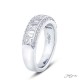 JB Star Platinum 1.7cttw Mixed Cut Channel Set Diamond Band -Ring Size 6.5 6071/010