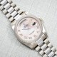 Pre-Owned Rolex Day-Date Quickset 'Pink Mother-Of-Pearl' Dial 40921177/AS05608