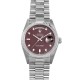 Pre-Owned Rolex Day-Date 'Oxblood' Stella Dial 40921772/AS06487