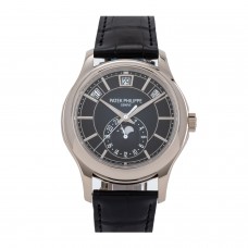 Pre-Owned Patek Philippe Complications Annual Calendar Moon Phases 5205G-013